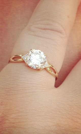 Anillo Diamante 1.69ct y Oro 