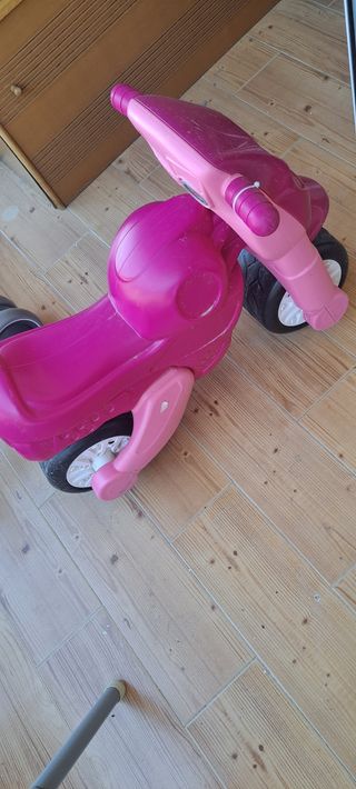 Moto infantil rosa