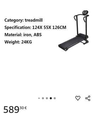 Cinta andar manual plegable
