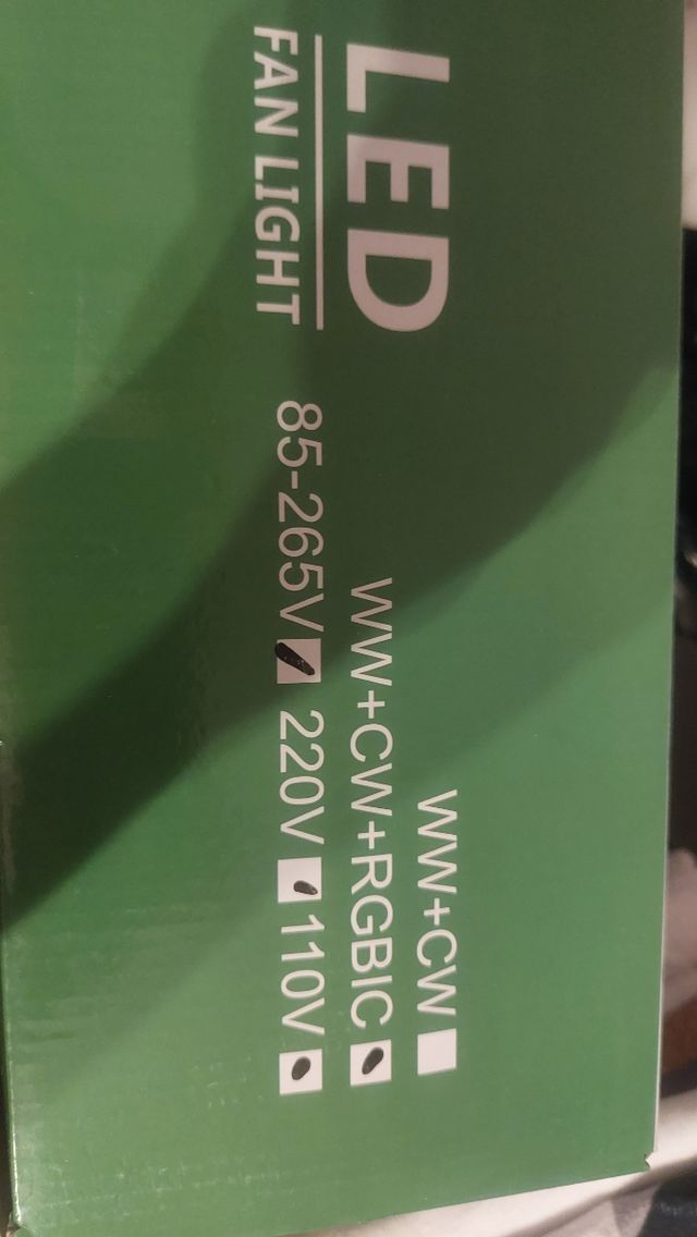 Lámpara ventilador techo blanca