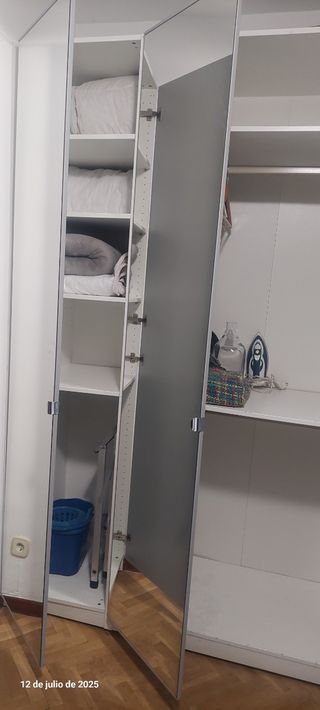 Armario ropero IKEA PAX blanco con espejo 100