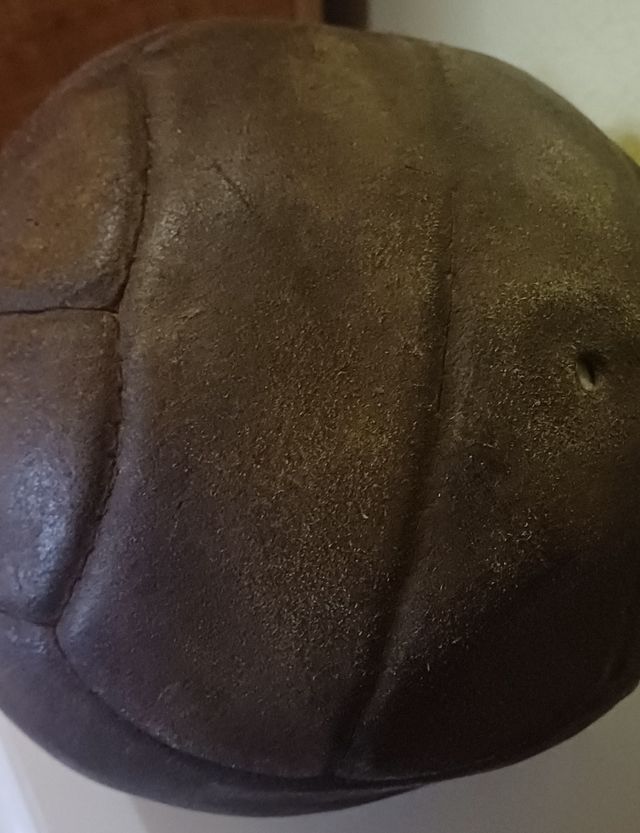 Pelota cuero antigua vintage
