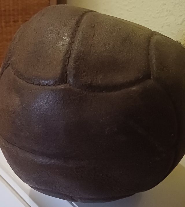Pelota cuero antigua vintage