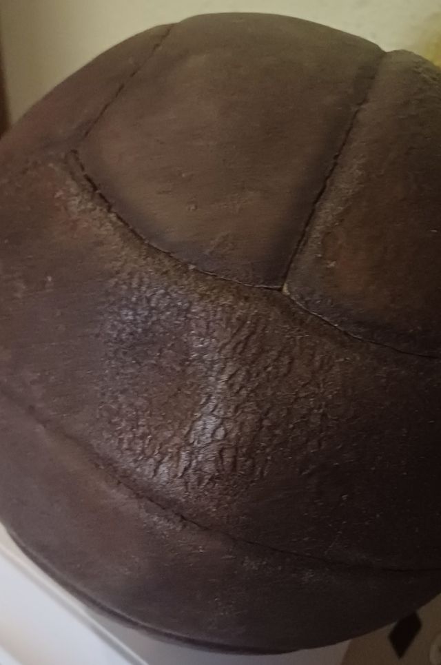 Pelota cuero antigua vintage