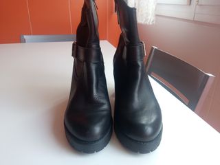 Botas Piel Negras