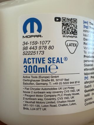 Kit Reparación Neumáticos Mopar
