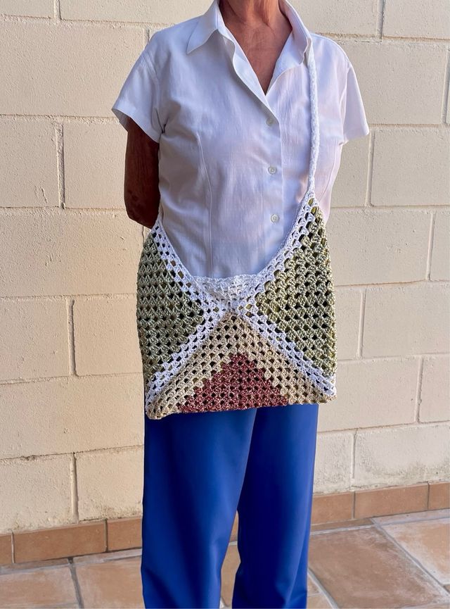 Bolso crochet hecho a mano