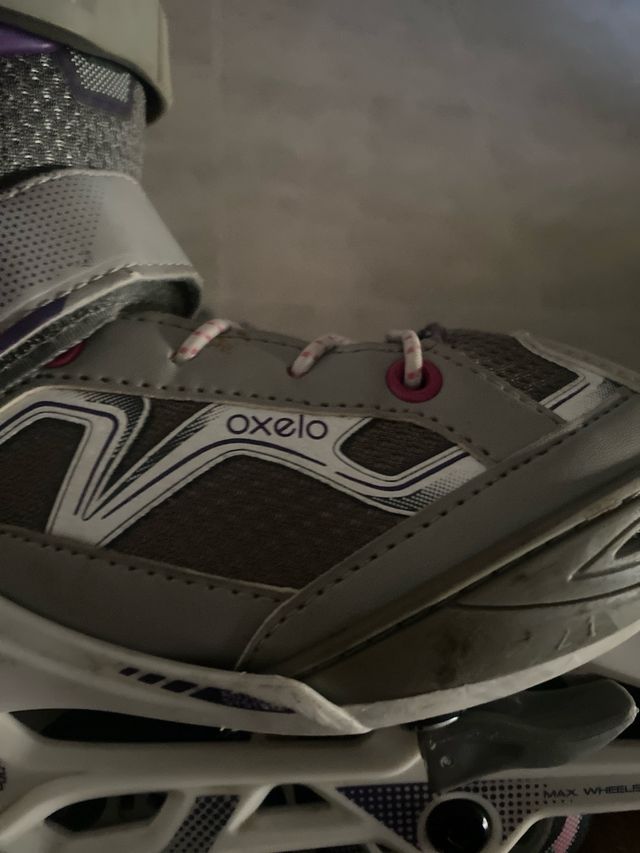 Patines niña - línea grises