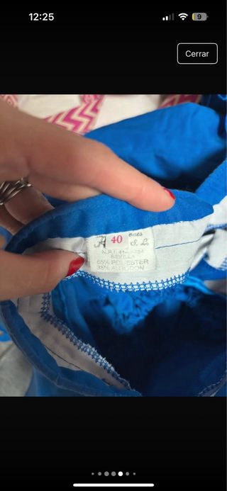 Vestido Flamenca Azul