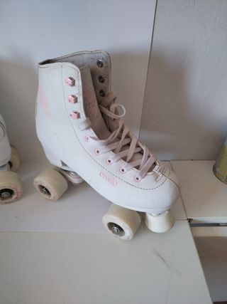 Patines Oxelo 4 ruedas - Blancos