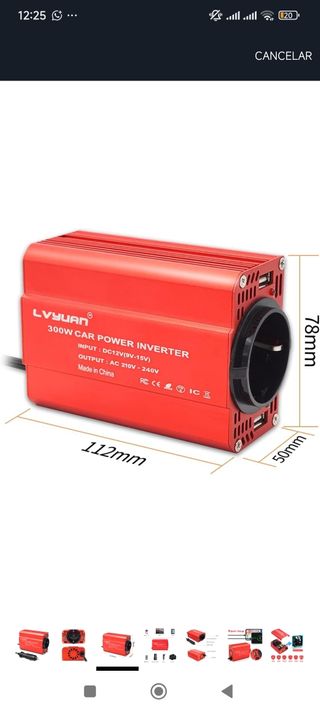 Inversor Corriente 300W LVYuan
