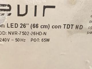 TV Nevir 26" con TDT y mando