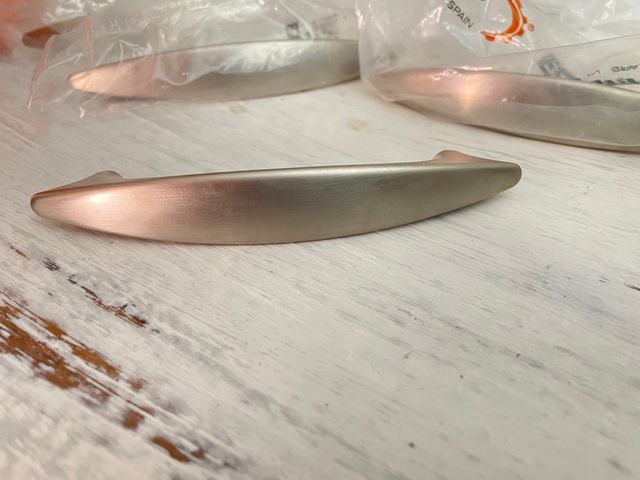 Tiradores puerta - 4 ud. - Niquel