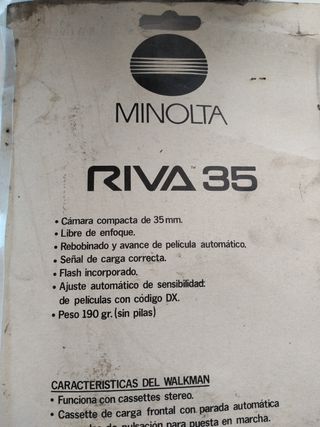 Minolta Riva 35 + Cassette