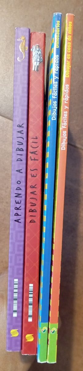 Lote 4 Libros Aprendo a Dibujar