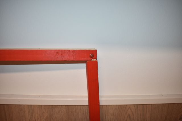 Marco rojo madera 120x130cm