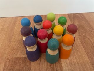 12 Muñecos madera GRIMM’S WOODEN