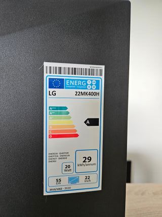 Monitor LG 22" - Pantalla negra