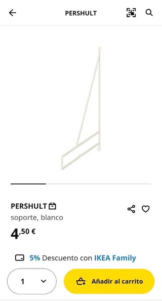 Supporti per librerie IKEA - PERSHULT bianco
