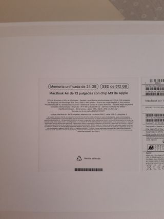 MacBook Air 13" - Caja original