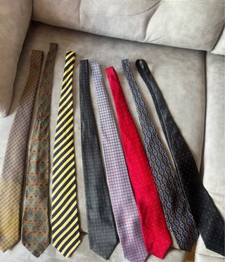 Lote de 13 Corbatas seda - Multicolor Oferta