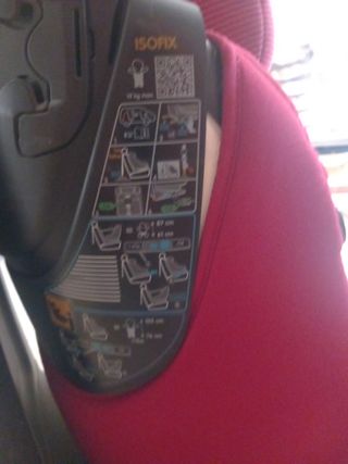Silla coche Axissfix roja