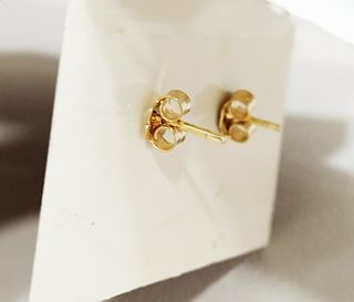 Pendientes oro 18k perla