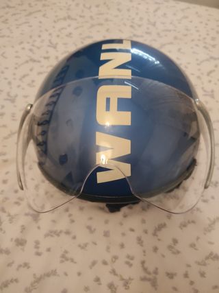 Casco moto antiguo WANLONG talla L