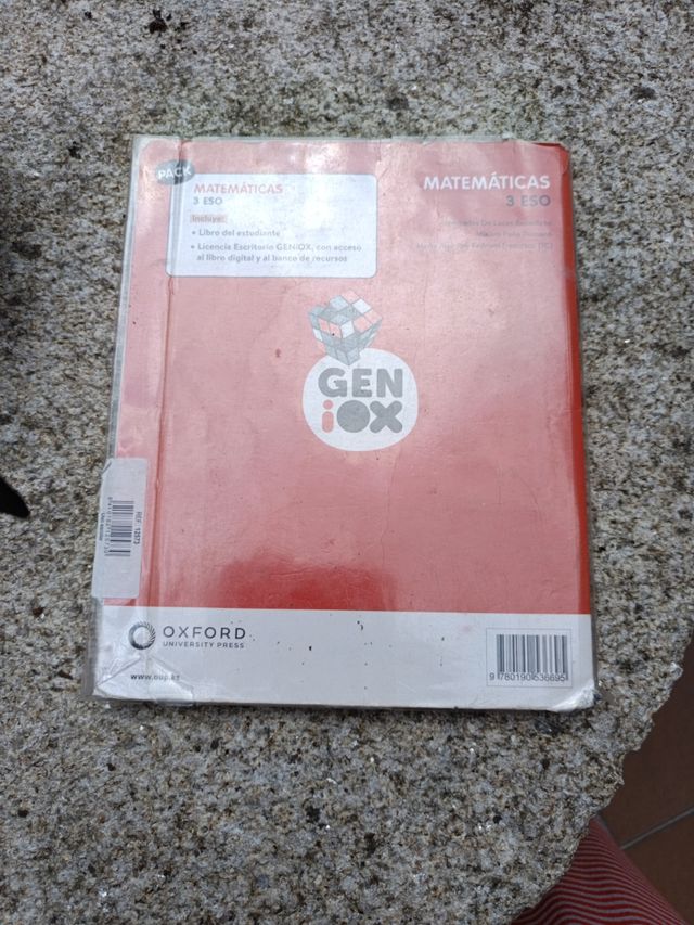 Matemáticas 3º ESO. Libro del estudiante. GENiOX