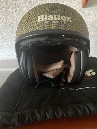 Casco Blauer HT vintage Talla M