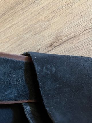 Zuecos negros SUPERGA tacón