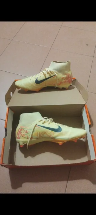 Nike Mercurial Mbappe - Scarpe Calcio Gialle