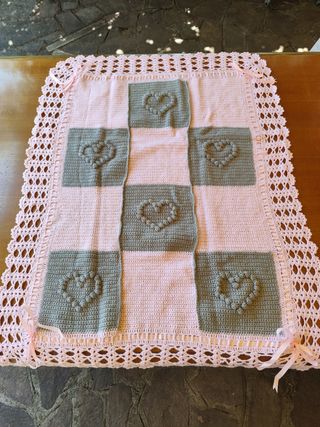 Copertina uncinetto bimbo/a