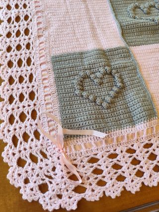 Copertina uncinetto bimbo/a