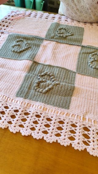 Copertina uncinetto bimbo/a