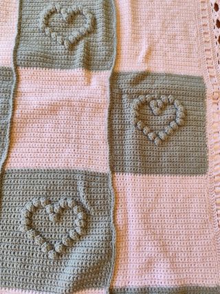 Copertina uncinetto bimbo/a