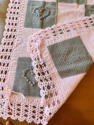 Copertina uncinetto bimbo/a