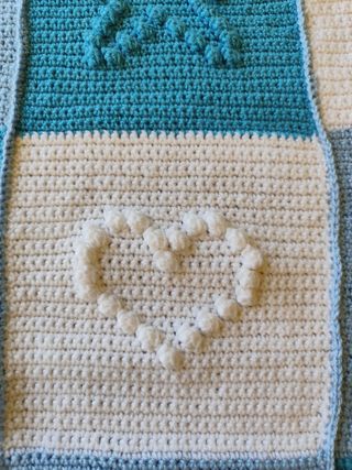 Copertina neonato uncinetto