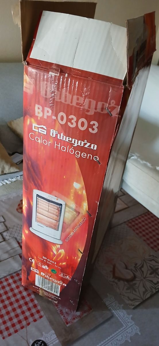 Estufa halógena Orbegozo BP-0303