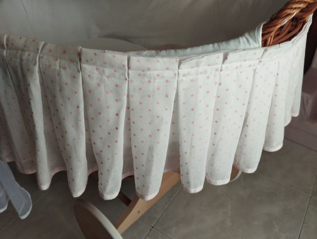 Moisés mimbre bebé