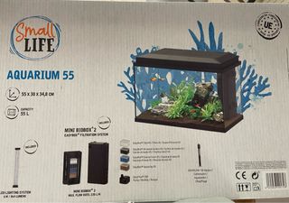 Pecera 55Lts - Acuario con filtro y luz