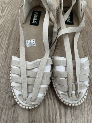 Sandalias beige Emma