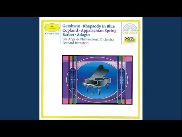 GERSHWIN Rapshody in blue BERNSTEIN
