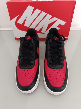 Zapatillas Nike Court Vision Low - rojas y negras