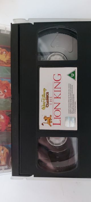 8 VHS Disney Classici