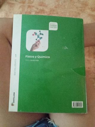 Fisica y Química 1ºBachi Santillana saber hacer