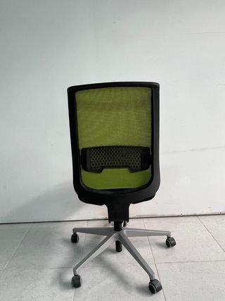 Silla oficina verde - negra