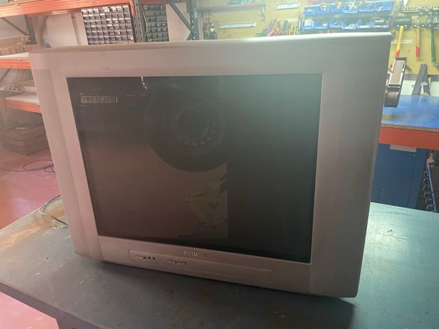 TV Philips CRT - Gris plata