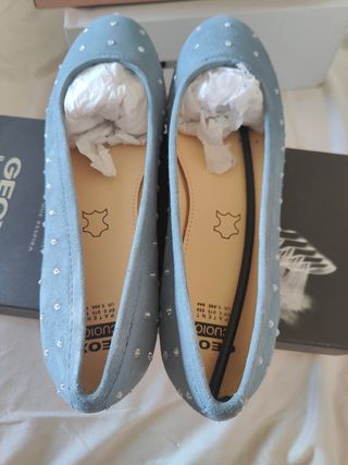 Bailarinas GEOX azules talla 40