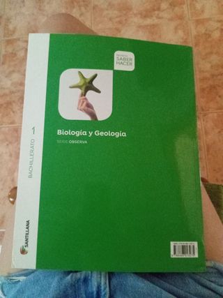 libro biología y geología 1 bach santillana serie 